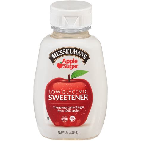 Musselman's Apple Sugar Low Glycemic Sugar Sweetener Bottle, 12 Oz ...