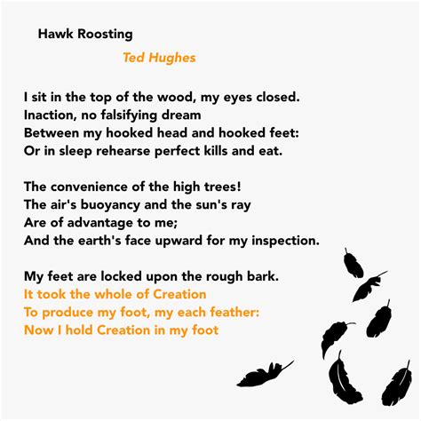 Hawk Roosting - by aranya - Poetly