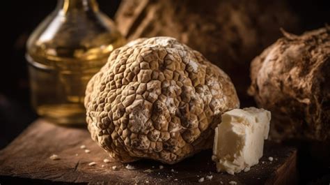 Premium AI Image | delicious white alba truffle