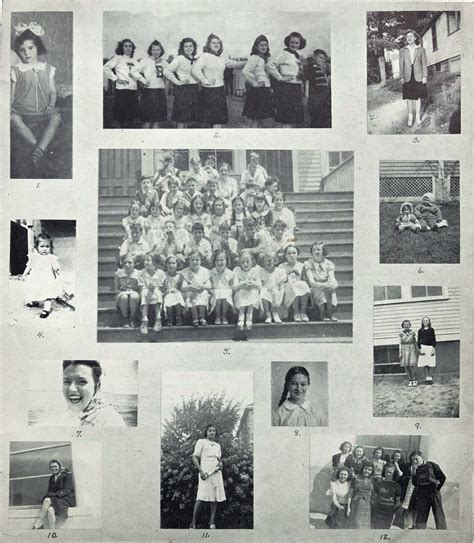 1943 Burlington High School yearbook candids – Burlington Retro