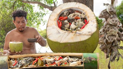 OMG! Catch and Cook Wild Frog Soup with Spicy Recipes, Frogs Soup ...