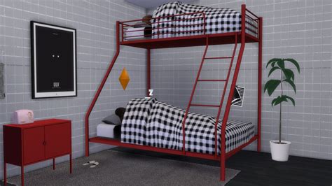 Custom Content Sims 4 Bunk Beds Dorm Sims 4 Bunk Beds â€” Frittoli ...