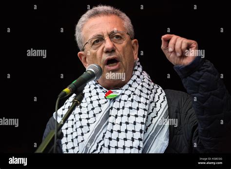 London, UK. 4th November, 2017. Dr Mustafa Barghouti, Palestinian politician and General ...