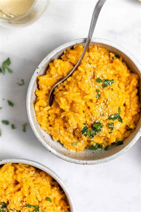 Vegan Butternut Squash Risotto - Eat With Clarity