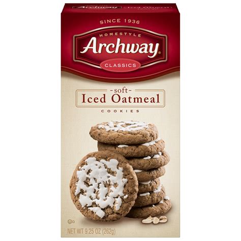 Archway Iced Oatmeal Soft Cookies, 9.25 Oz - Walmart.com