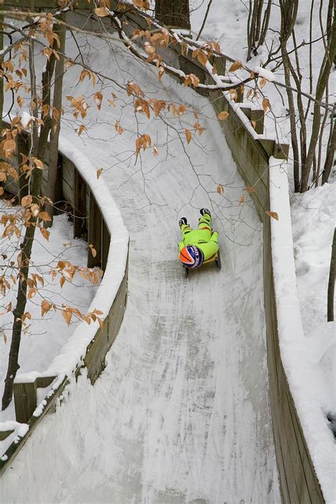 Luge Track Photograph by Jim West - Fine Art America