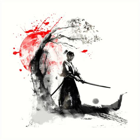 "Japanese Samurai" Art Print for Sale by conpassione | Tatouage samourai, Tatouage guerrier ...