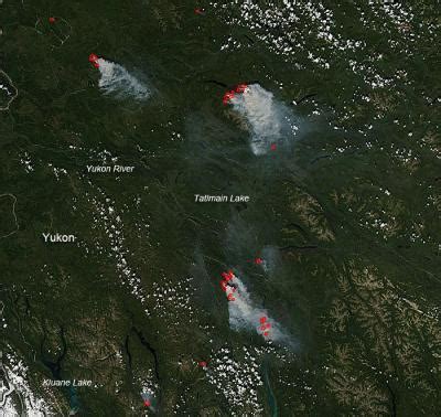 Fires in the Canadian Yukon province | Science Codex