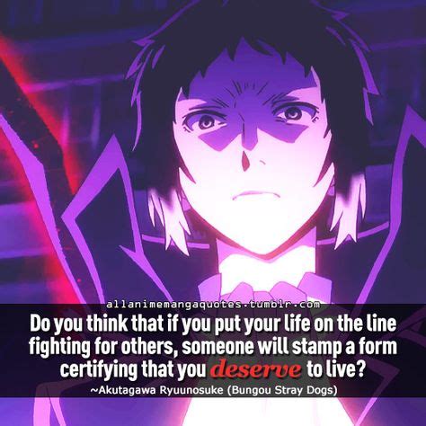 34 Best BSD QUOTES images | Anime qoutes, Bungou stray dogs, Anime quotes