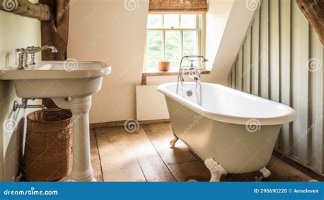 Farmhouse Bathroom Decor, Interior Design and Home Decor, Bathtub and Bathroom Furniture ...