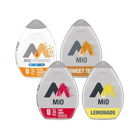 Amazon.com: Mio Water Enhancement - Variety (Pack of 4) (Variety ...