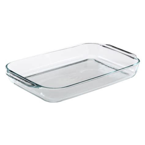 Baking Dish Rectangular Clear Glass Bakeware Pyrex 4.8 Quart Oblong New