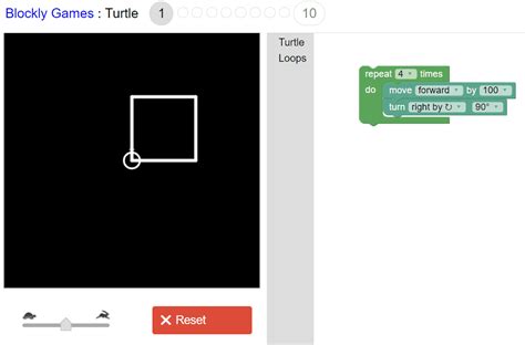 How to solve (solution) Google's Blockly Future Programmers Game: Turtle Level | Our Code World