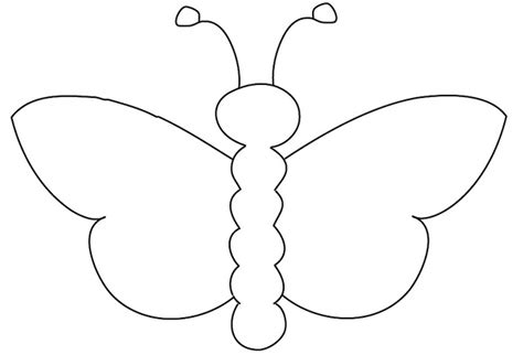 Butterfly Outline Clipart | Free Printable Butterfly Templates