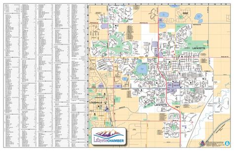 Lafayette City Map - Lafayette Chamber of Commerce