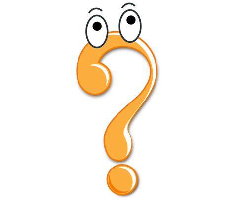 Question Mark Symbol with Cartoon eyes - Openclipart