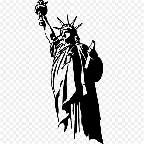 Statue Of Liberty Silhouette Free Clip Art Printable - vrogue.co