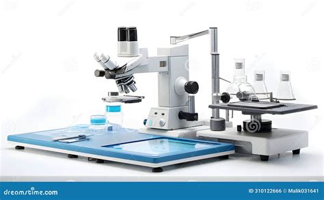 Biomedical lab equipment stock illustration. Illustration of desk - 310122666