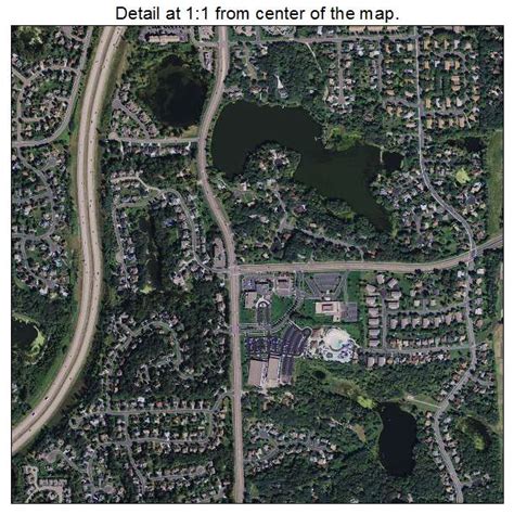 Aerial Photography Map of Eagan, MN Minnesota