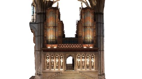 Rochester Cathedral Organ, constructed 1715-1989 - 3D model by Rochester Cathedral ...