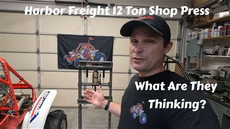 Harbor Freight 12 Ton Shop Press - What Are They Thinking? - YouTube