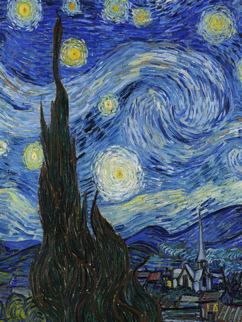 The Starry Night (Portrait Edition) - Vincent van Gogh | Reproductions ...