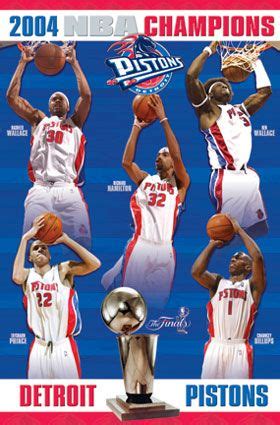 Detroit Pistons 2004 Roster