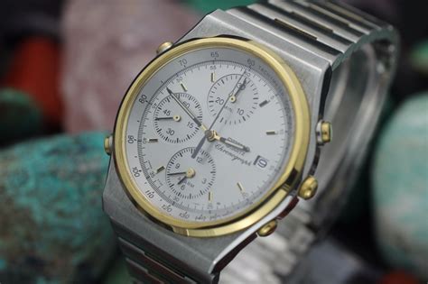 Vintage SEIKO Quartz Alarm Chronograph 7T32 Stainless Steel Men's Watch ...