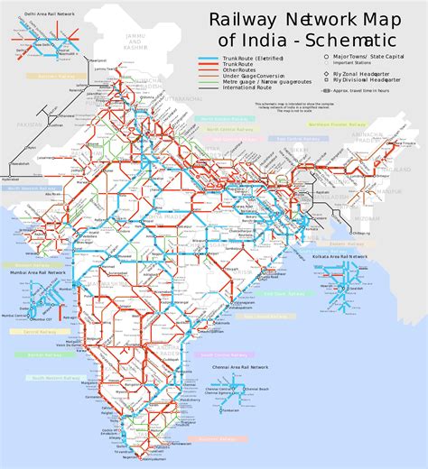 India train rail maps