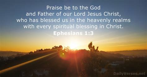 Ephesians 1:3 - Bible verse - DailyVerses.net