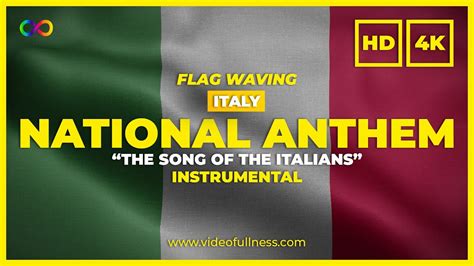 Italy National Anthem - The Song of the Italians (Instrumental) - YouTube