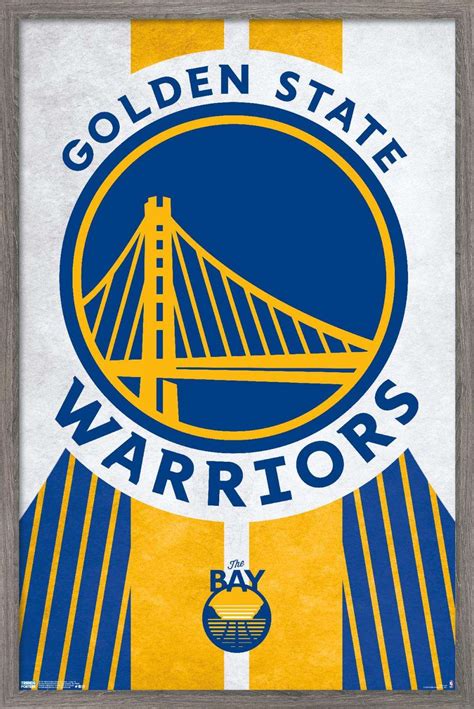 NBA Golden State Warriors - Logo 19 19 Wall Poster, 22.375" x 34 ...