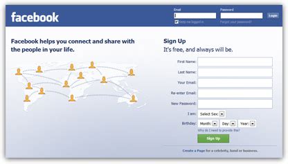 Facebook Sign up: create a Facebook account or get a new profile