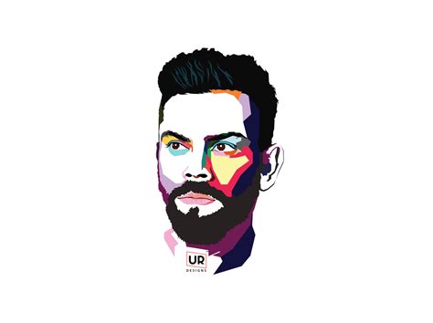 Virat Kohli Vector Illustration Fan Art Portrait by UmeshRavani on DeviantArt