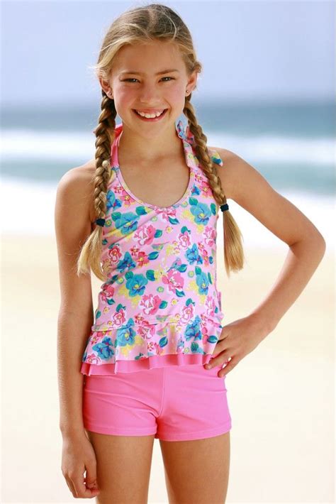 Girls Frill Tankini Set/ Boyleg Short - Sun Emporium Swimwear and Beachwear | Tankini with ...