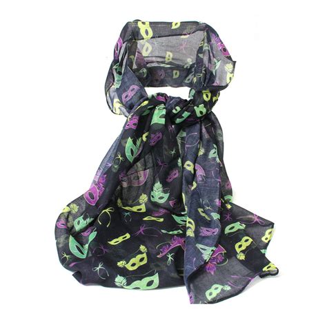 Mardi Gras Mask Scarves – Jubilee Gift Shop