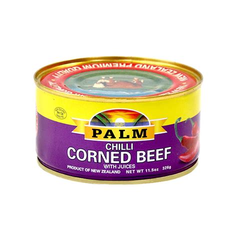 PALM Corned Beef w/ Natural Juice – Chilli 326g – Federated ...