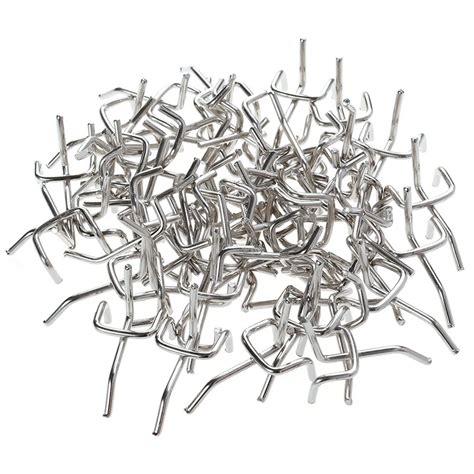 50Pcs-Durable-Carbon-Steel-Practical-Pegboard-Hooks-Garage-Workshop ...