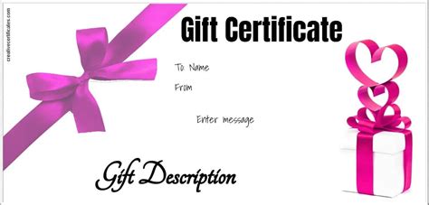 FREE Gift Certificate Template | 50+ Designs | Customize Online and Print | Free gift ...