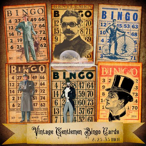 Vintage Bingo Cards