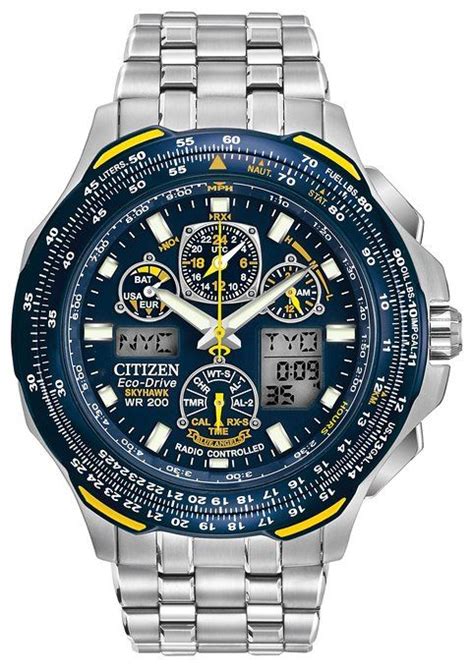 Citizen Men's JY0040-59L Eco-Drive Blue Angels Skyhawk A-T Watch | Eco drive watches, Mens ...