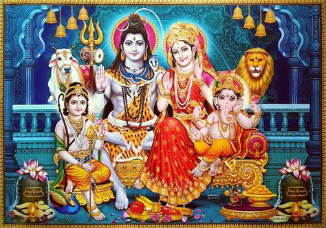 Lord Shiva Family Wallpapers - Top Free Lord Shiva Family Backgrounds ...