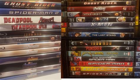 My Marvel film collection : r/Marvel