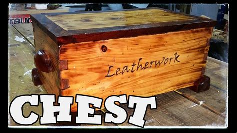 Antique Storage Chest for Leatherworking - YouTube