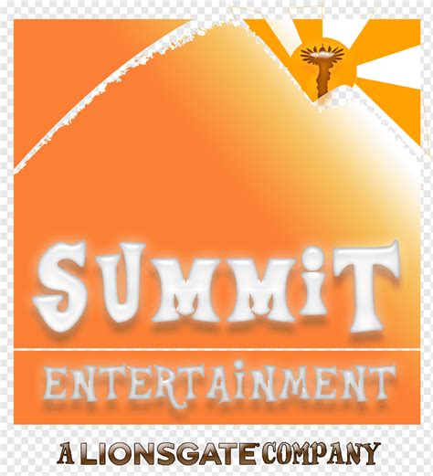 Logo Summit Entertainment Brand, design, text, label, orange png | PNGWing