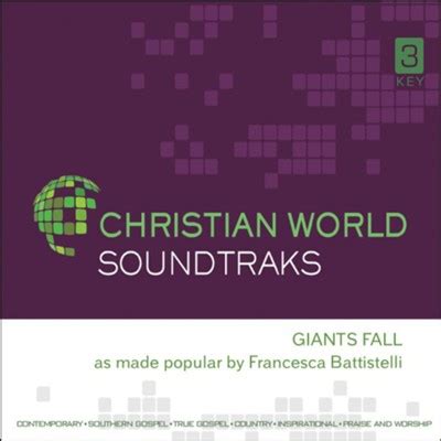 Giants Fall, Accompaniment CD: Francesca Battistelli - Christianbook.com