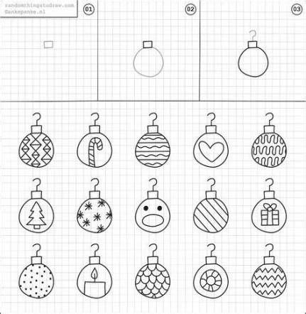 Drawing christmas ornaments 41 Ideas | Easy christmas drawings, Xmas ...