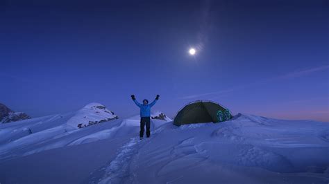 WINTER CAMPING in the DOLOMITES on Behance