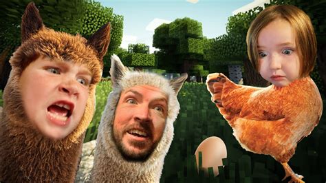 WE ARE ANiMALS!! Adley is a llama! Niko is a Chicken! Playing a new ...