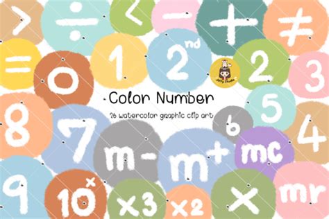 Color Number Clip Art Graphic by jibsasithornillustration · Creative ...